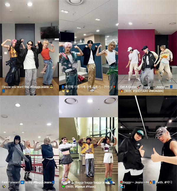 NCT正规4辑主打曲《Baggy Jeans》舞蹈挑战视频截图.jpg